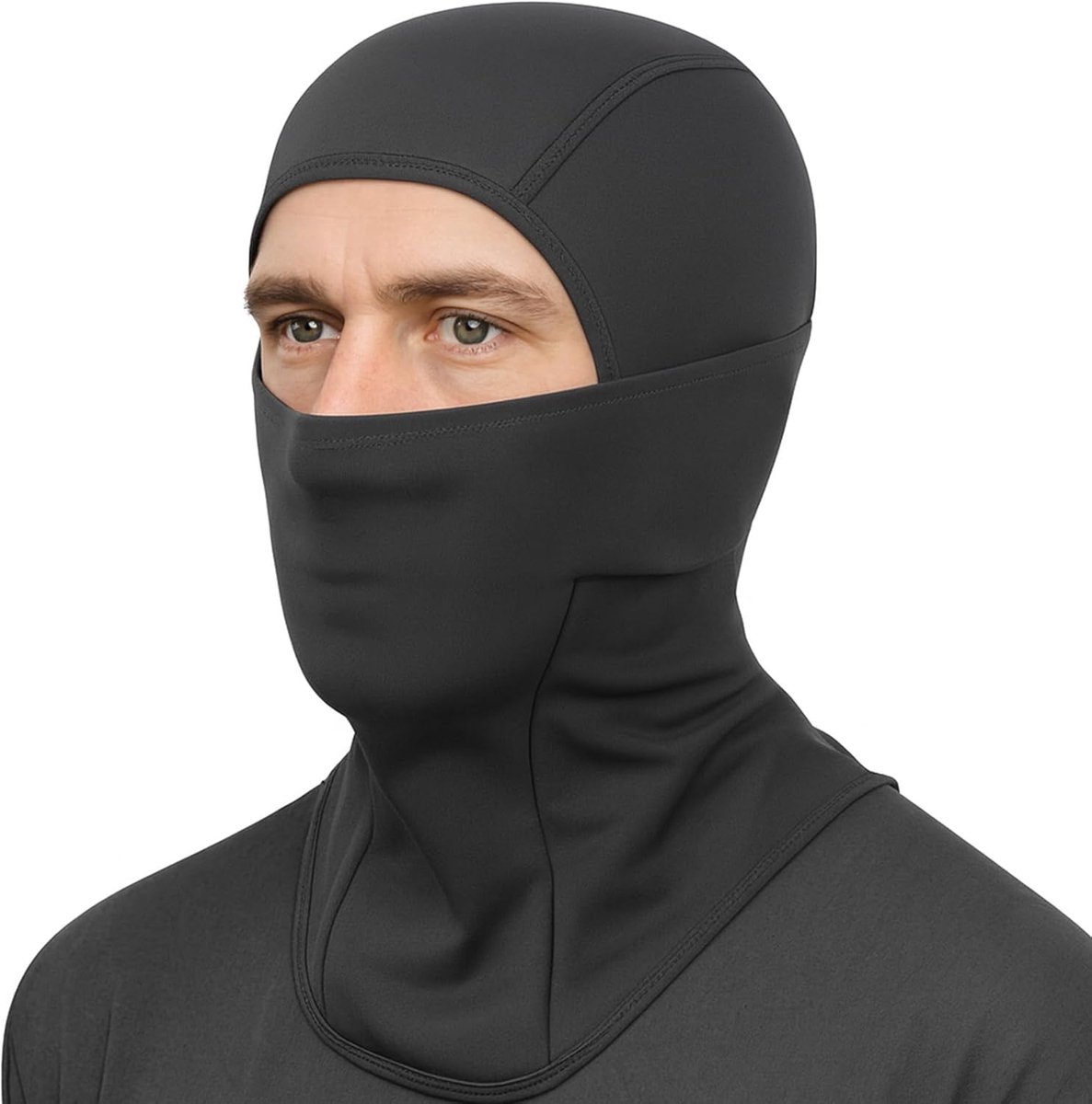 Bivakmuts Winter, Balaclava Heren Damen - Winddichte Stormmasker - Warme Skimasker Motorfiets Fiets, Ski Masker, Bivakmutsen, Gezichtsmasker voor Outdoor Sports, Skiën, Fietsen Zwart