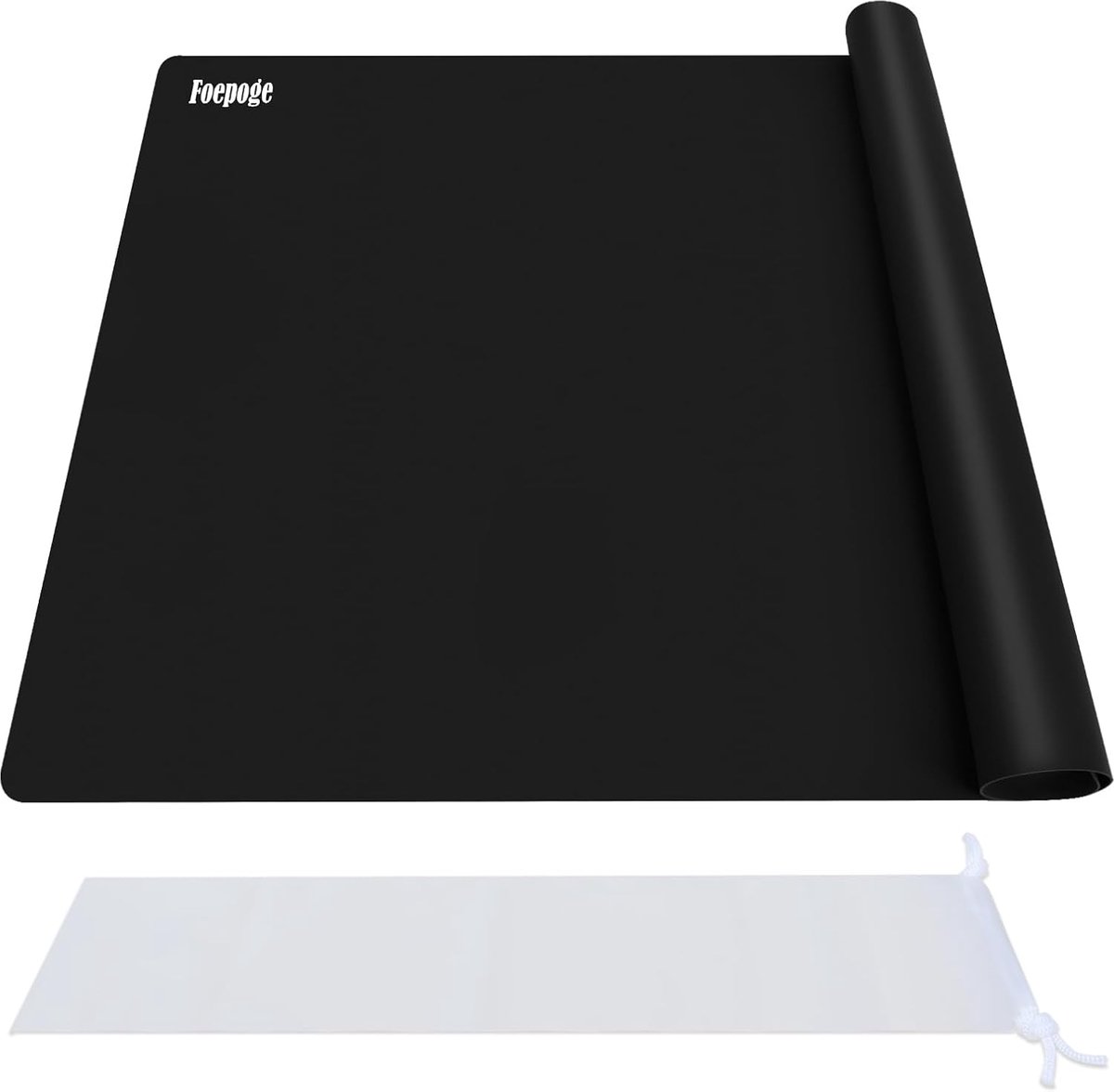 SnelShoppen - Grote Siliconen Mat 71 x 51 cm voor Kinderen, Knutselonderlegger voor Epoxyhars, Creatieve Werkmat voor Handwerk, Transparante Placemats