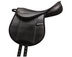 Norton Rexine Junior Educatief zadel - maat One size - black 14"