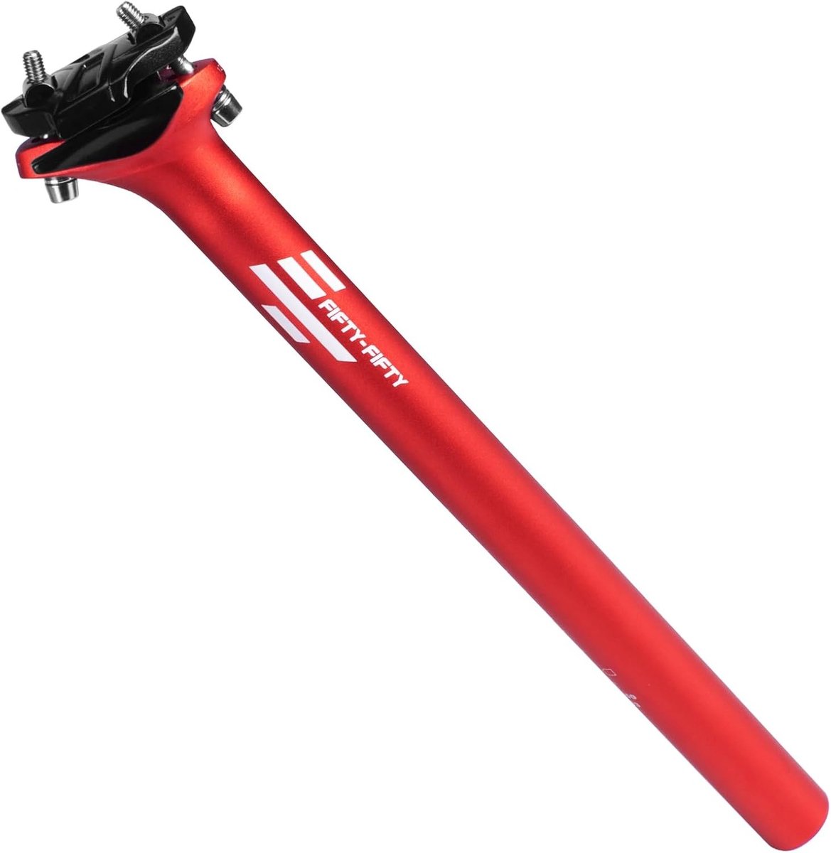Mountainbike zadelpen van aluminiumlegering, 27,2/30,9/31,6 mm, 350 mm lengte voor MTB en racefiets, lichtgewicht en duurzaam