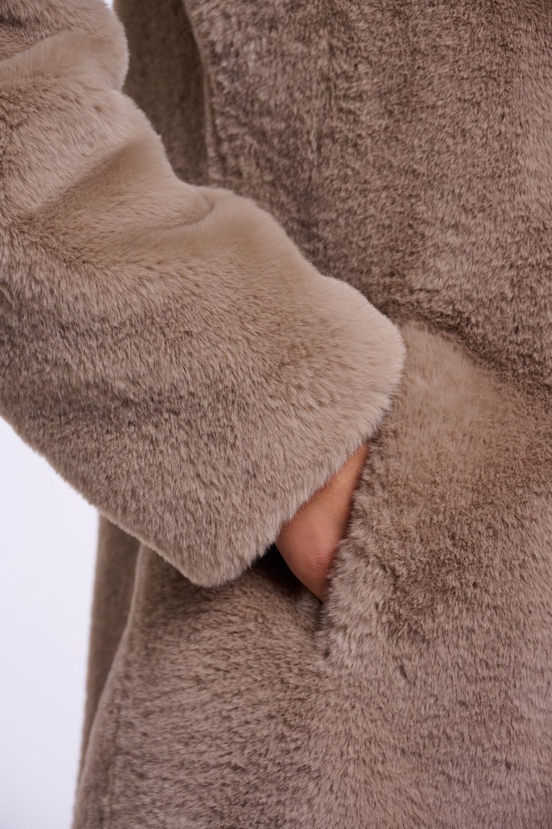 Rino & Pelle Jassen Nonna coat Mocha Latte