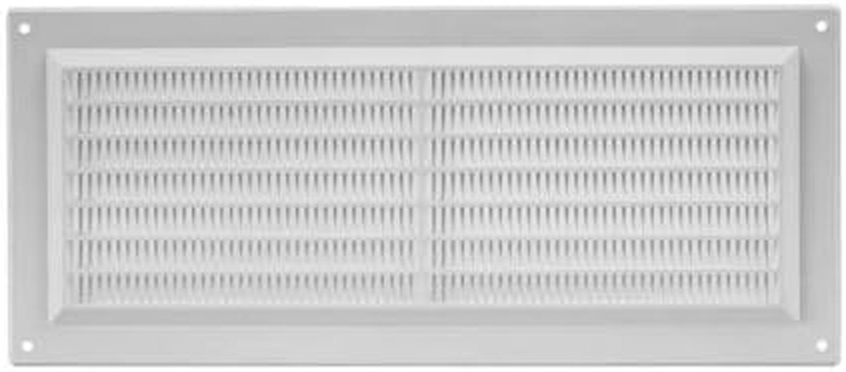 Ventilatie Rooster - Afdekkap Rooster - Luchtstroom Regelen - Kunststof Constructie - 130mm x 300mm - Grijs