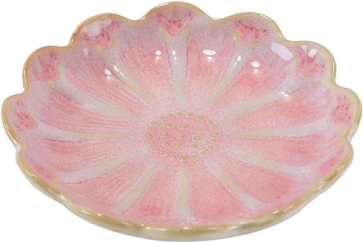 Sieradendienbladenset van keramiek - porseleinen decoratieve schaal voor ringen, oorbellen, kettingen, lippenstiften