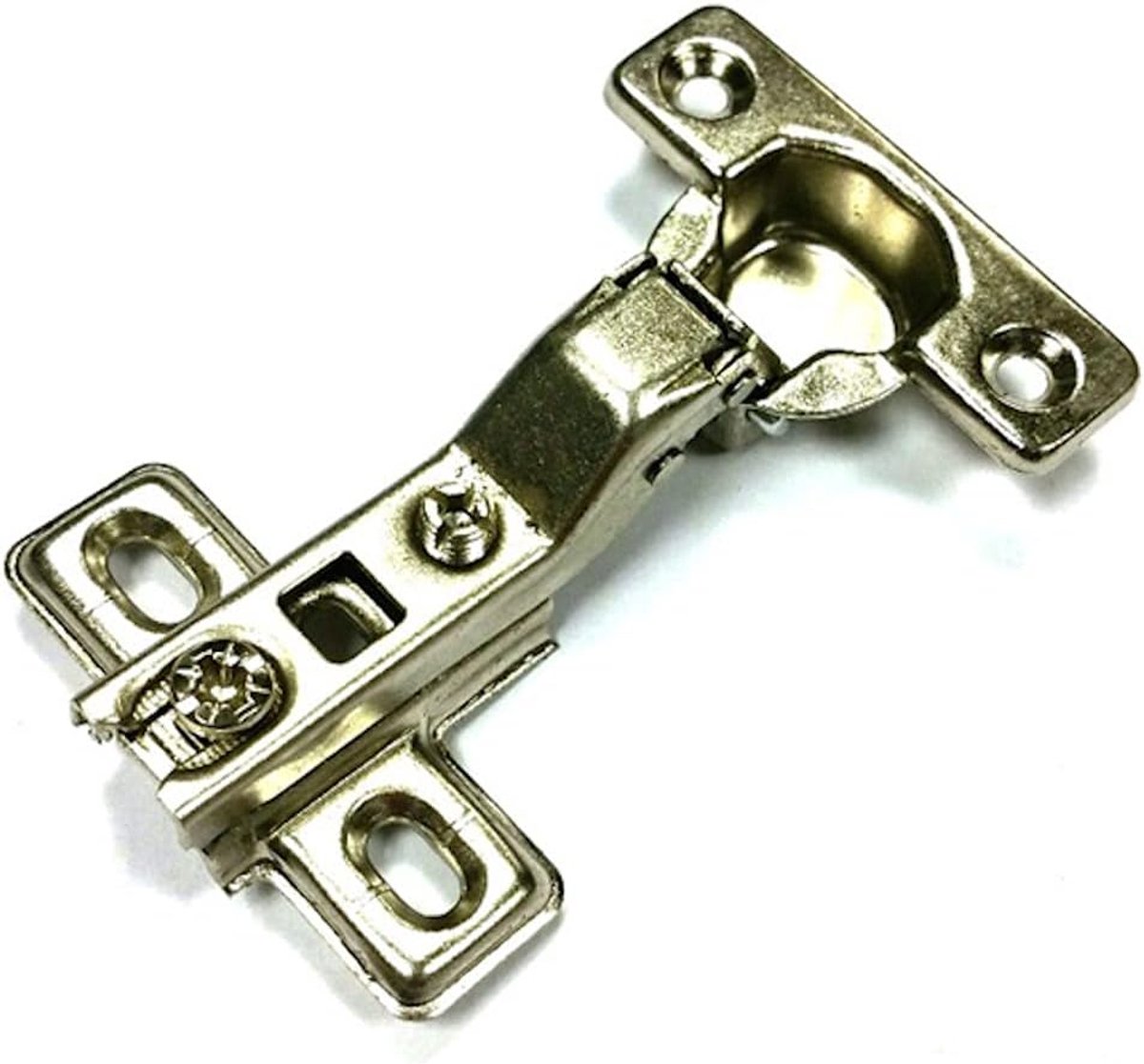 Hardware BH06007 kabinet scharnier 26mm 95 graden Cruciform ZP Slide-On Inset, set van 2 stuks