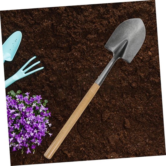 Houten Schopsteel Vervanging - Handvat Stevig - Landbouw Gereedschap - Massief Hout Ontwerp - 39 cm - Khaki van Houten — afbeelding 4