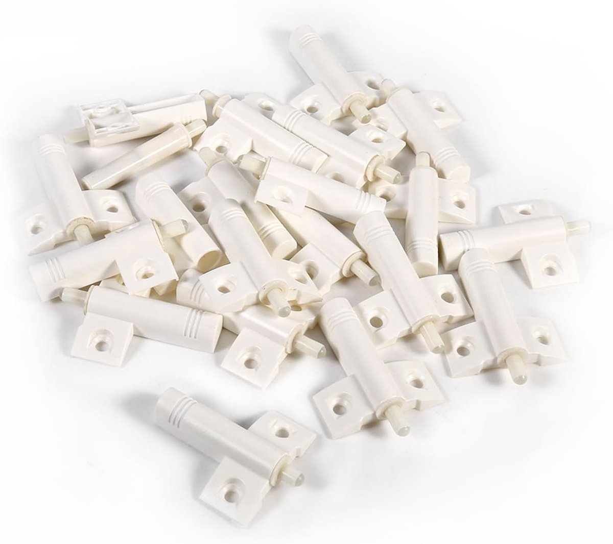 Bumper, Soft Close Deur Demper, Set van 20 Meubeldeur Dempers, Meubel Dempers, Deur Dempers, Dempers voor Keukenkast(wit)