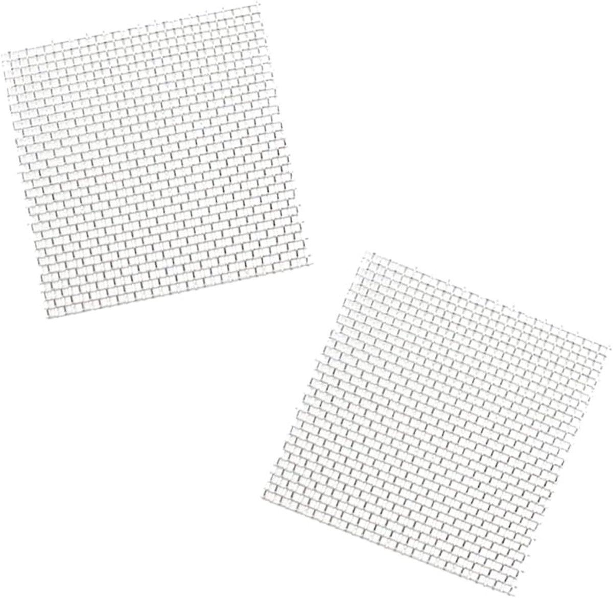 Aquarium Mosnet, 10 stuks roestvrijstalen Mosmat Basis, 7x7cm, Geschikt voor Aquarium Vistank