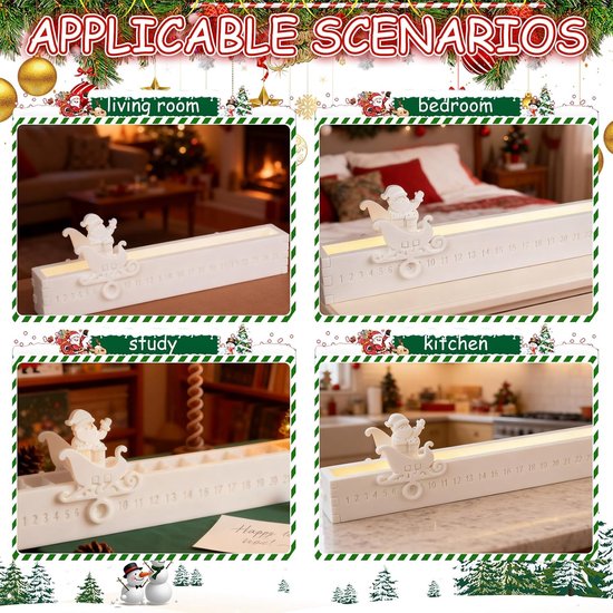 Siliconenvorm voor Adventskalender Kerstmis, siliconenvorm voor Adventskrans 1-25, siliconen gietvormen voor Adventskrans, gietvormen voor Adventskalender, gips voor gieten Advent gipsvormen tellen af — afbeelding 2