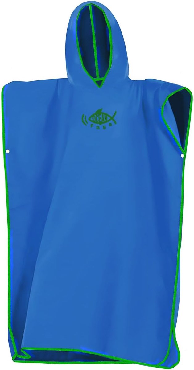 SnelShoppen - Poncho Handdoek voor Volwassenen met Capuchon - Sneldrogend Microvezel - Lichtgewicht en Extra Lang - Verandert in Badjas - Ideaal voor