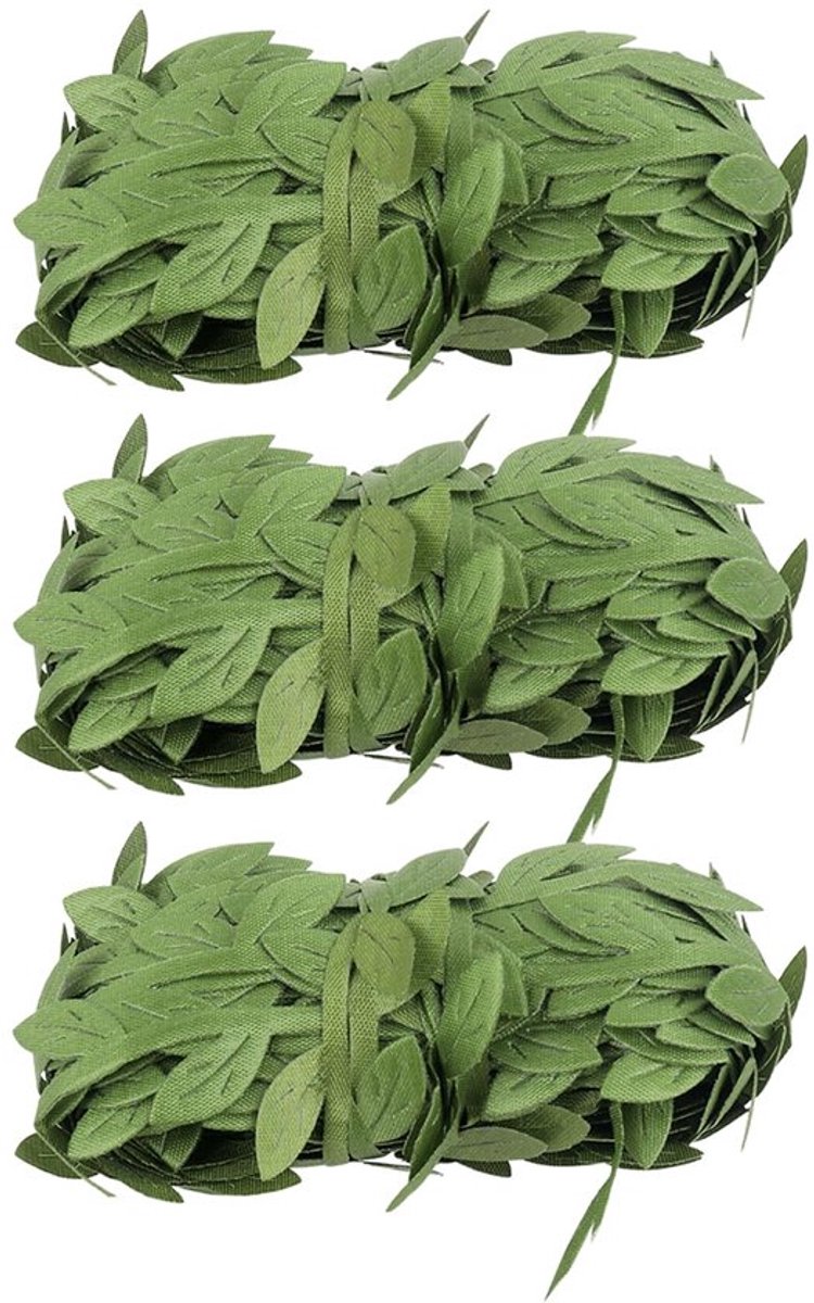 3 rollen kunstmatige klimop, 10 m gesimuleerde planten riet, creatieve en elegante, multifunctionele decoratie, DIY handgeweven materiaal.