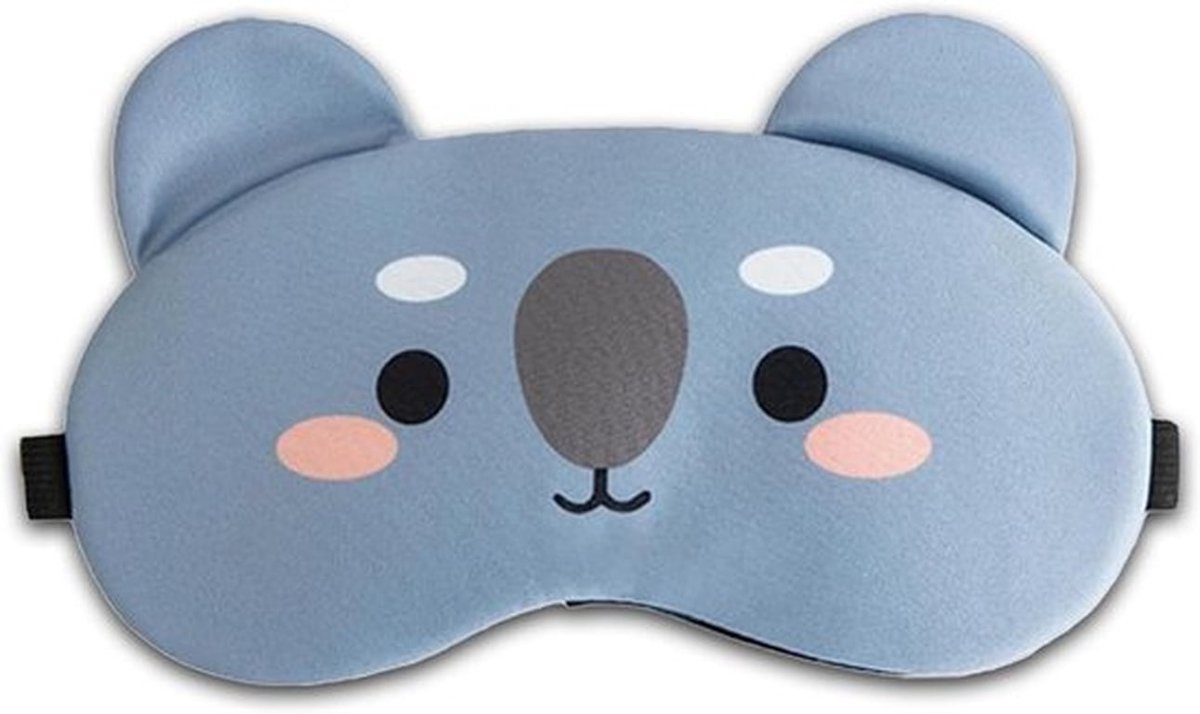 Kinderen Slaapmasker Meisjes - Grappige Dieren Print - Oogbescherming - Reizen - Nap-party-accessoire - Grijze Koala Stijl