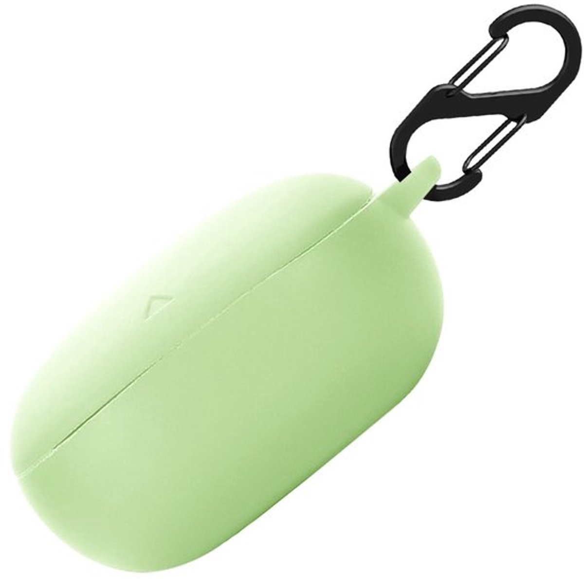 Siliconen hoes voor Soundcore Liberty 4, schokbestendige beschermhoes en huidbeschermhoes voor Soundcore Liberty 4 met sleutelhanger (groen)