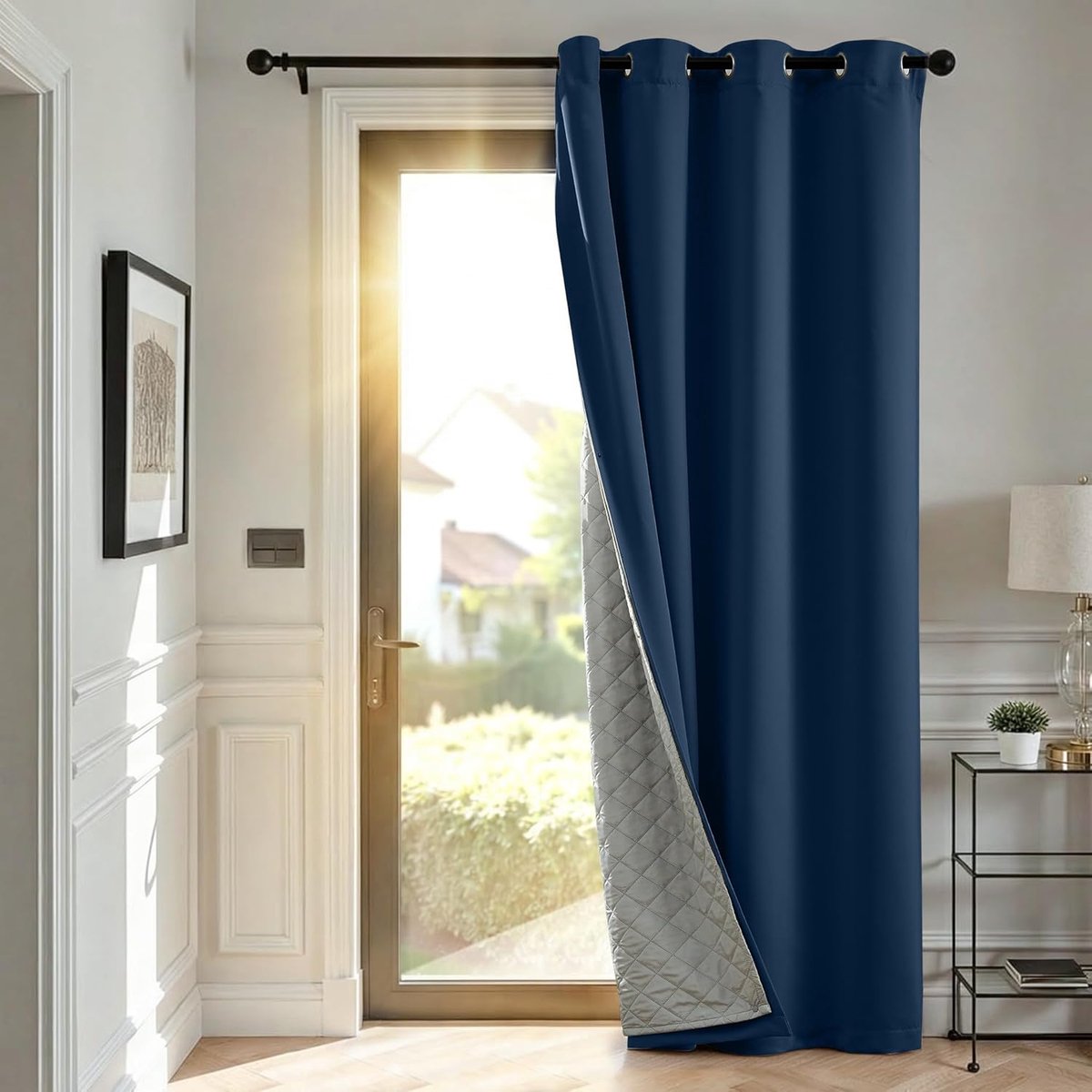SnelShoppen - Thermal Blackout Gordijnen met Verwijderbare Isolatie Laag, 52x84 Inch, Geluidsisolerend, Katoenachtige Microfiber, 6 Kleuren