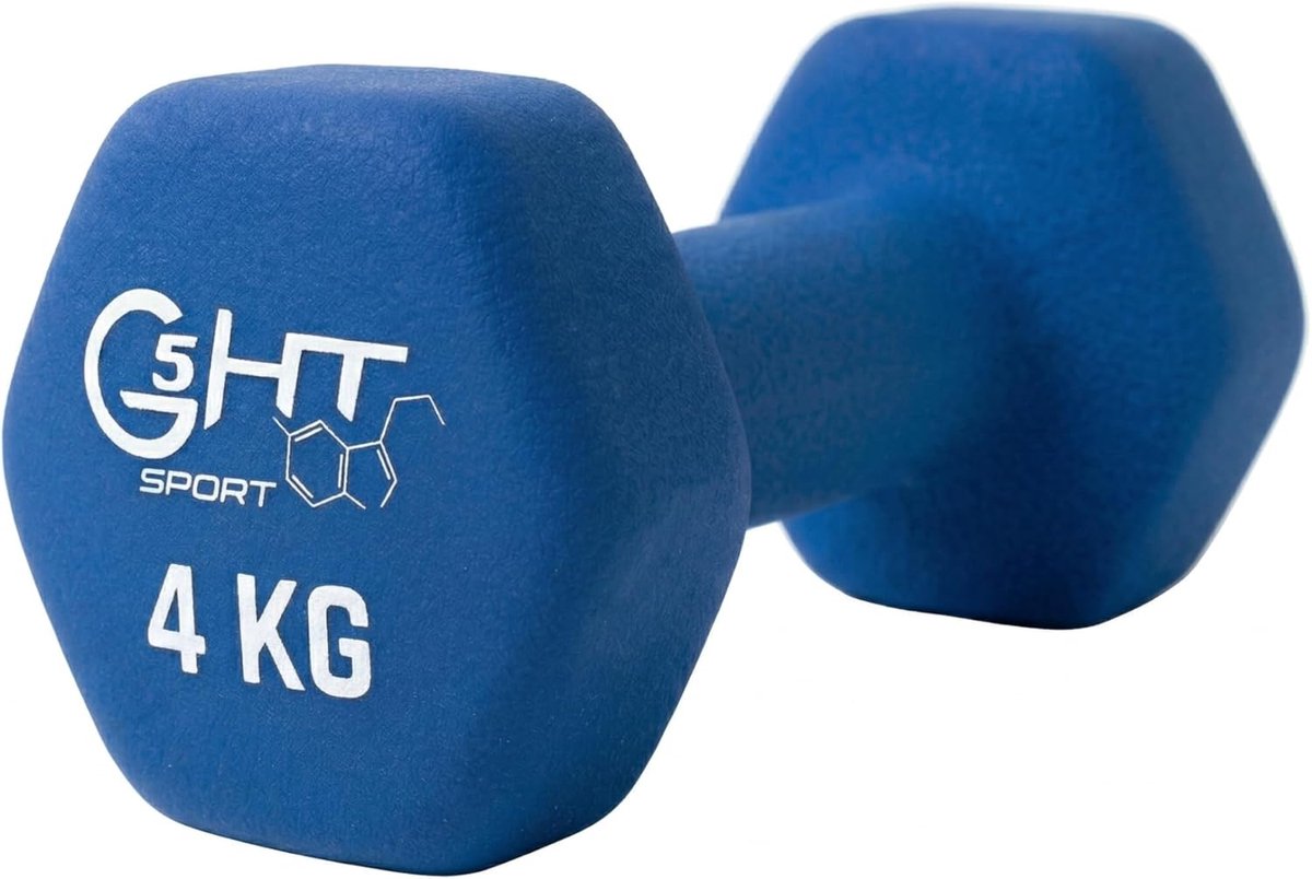 SnelShoppen - Non Slip Neoprene Dumbbells 0.5-6 kg - Ergonomische Handgrepen - Veilig en Comfortabel - Geschikt voor Thuis Gym en Fitness