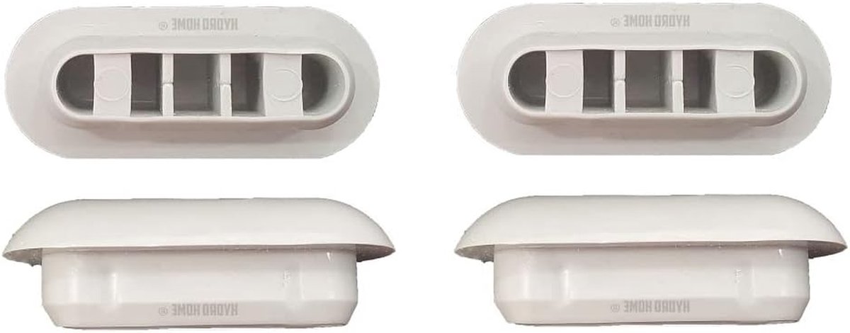 Toiletbril buffers - WC bril dempers - Toilet reparatie - Eenvoudige montage - 4 stuks - Grijs