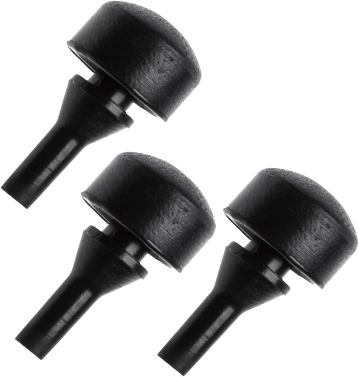 SnelShoppen - 3x Rubberen Stop Dichting voor Friteuse, Afdichting voor Philips HD9285 Airfryer 5000 Series, Zwart, Keukenaccessoire voor Perfecte Bere