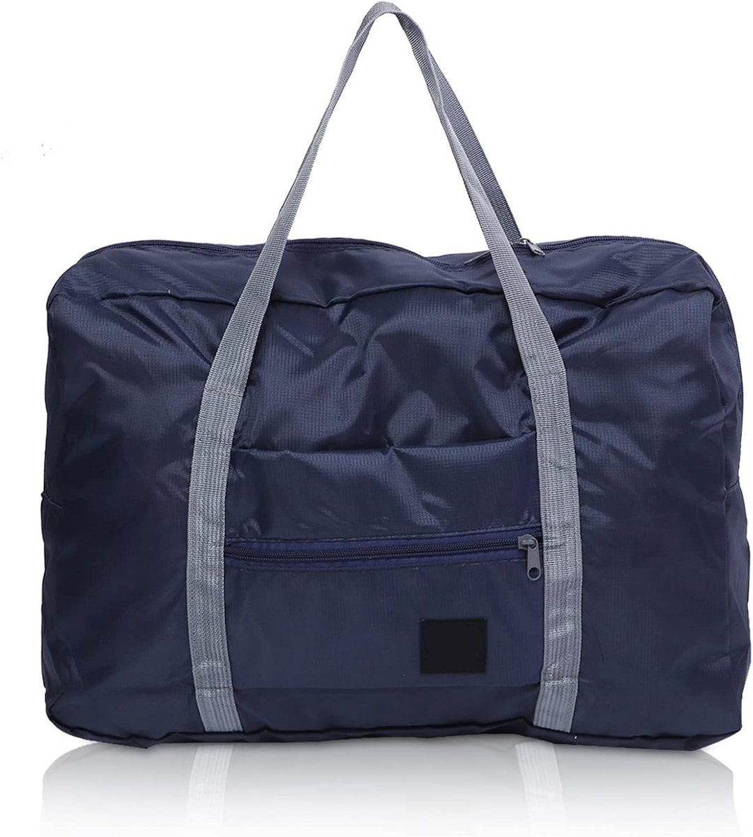 SnelShoppen - Vouwbare Reisbagage, Lichtgewicht Waterdichte Duffle Bag, Marineblauw, 48x32x16 cm, Ideaal voor Sport, Yoga, Weekenduitjes, Kamperen en