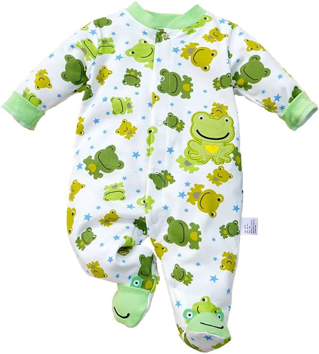 SnelShoppen - Baby Kleding Jongens, Lange Mouw Romper, Cartoon Katoenen Jongens Kleding, Baby Outfits Romper Set, Unisex Newborn Kleding Cadeau, Schat