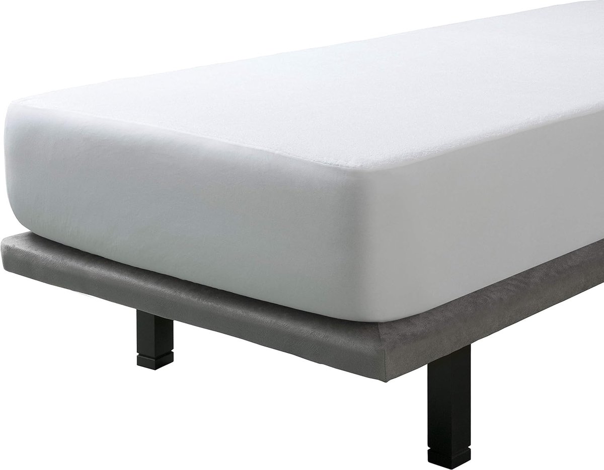 SnelShoppen - Matrasbeschermer Waterdicht en Ademend Verstelbaar Oeko-Tex 180x190/200cm - Absorberend Katoen voor Kinderen en Gezinnen
