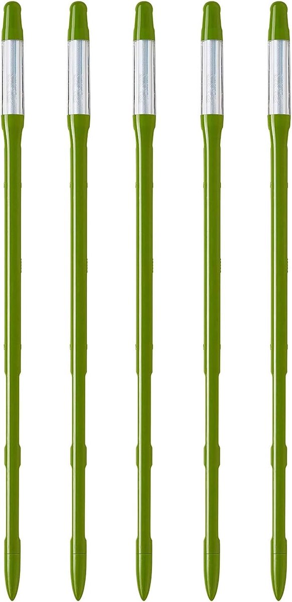 SnelShoppen - SUStee Waterniveaumeter voor Planten, Eenvoudig in Gebruik, Geen Batterijen Nodig, Geschikt voor Alle Planten, 5 Stuks (Groot, Groen)