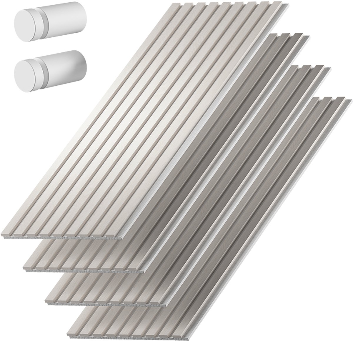 Vicco Akoestisch paneel Sonoa, Wit, Set van 4