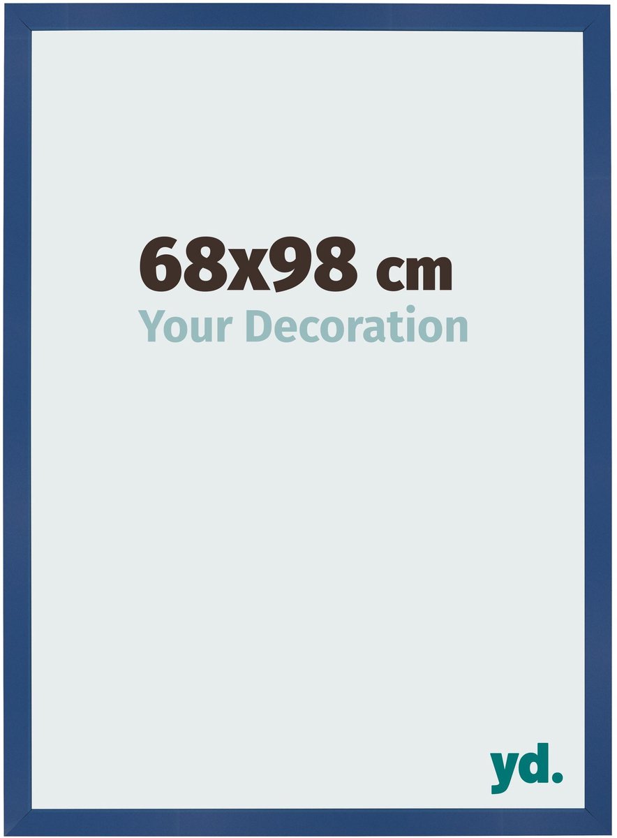 Your Decoration - Fotolijst 68x98 cm - MDF - Donkerblauw - Bologna