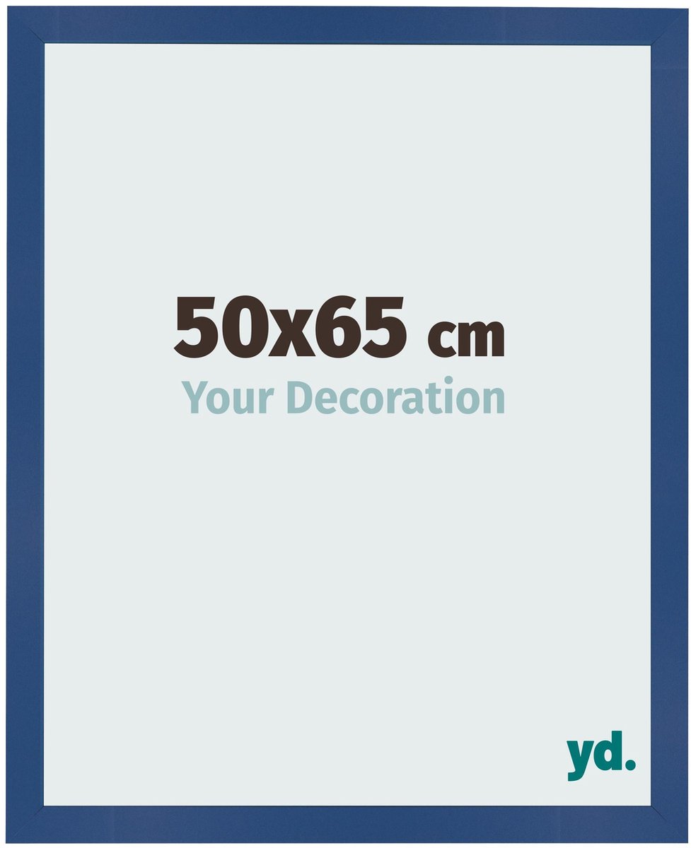 Your Decoration - Fotolijst 50x65 cm - MDF - Donkerblauw - Bologna