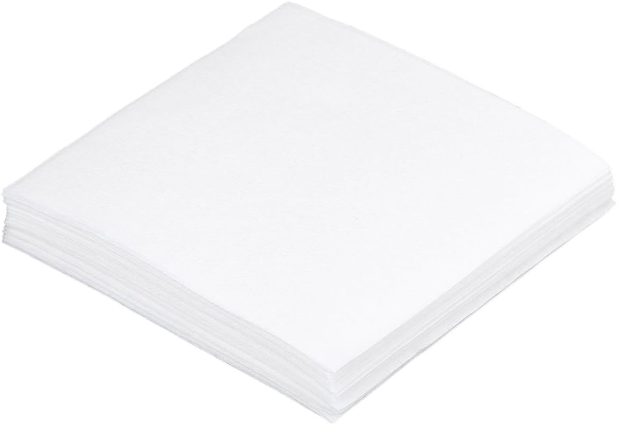 SnelShoppen - 50 Stuks Anti-Statistische Papierdoeken 10x10 cm, Lintvrij, Stofvrij, Ideaal voor Elektronische Industrie en Dagelijks Gebruik