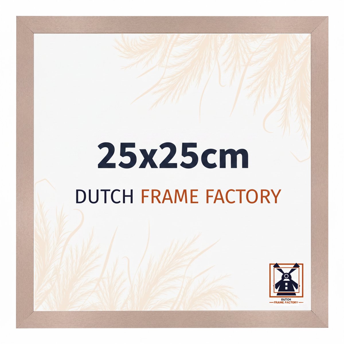 Fotolijst 25x25 cm - MDF - Oudroze - Benno