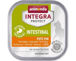 Thijox - Diëtetisch Kattenvoer Nat - Integra Protect Intestinal - Kalkoen - 16 x 100g - Ideaal bij Maag-Darmproblemen - Hoogwaardige Kwaliteit