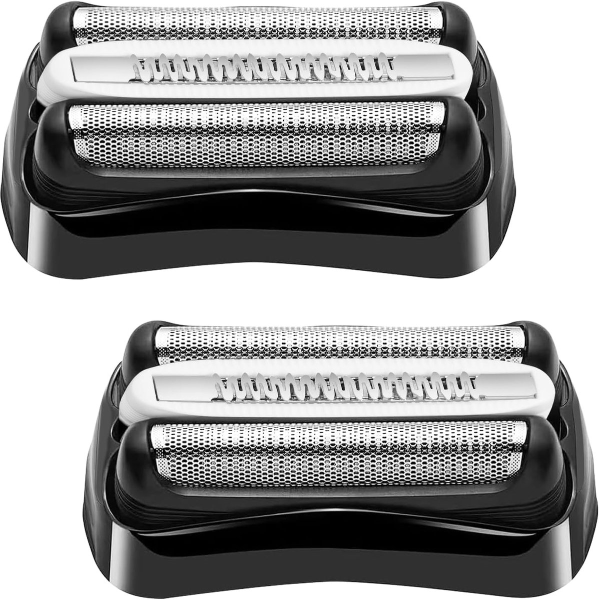 SnelShoppen - 2 Stuks ACWOO 32B Vervangende Scheerkoppen voor Elektrische Scheerapparaten, Compatibel met Alle Series 3 Scheerapparaten, Perfecte Pasv