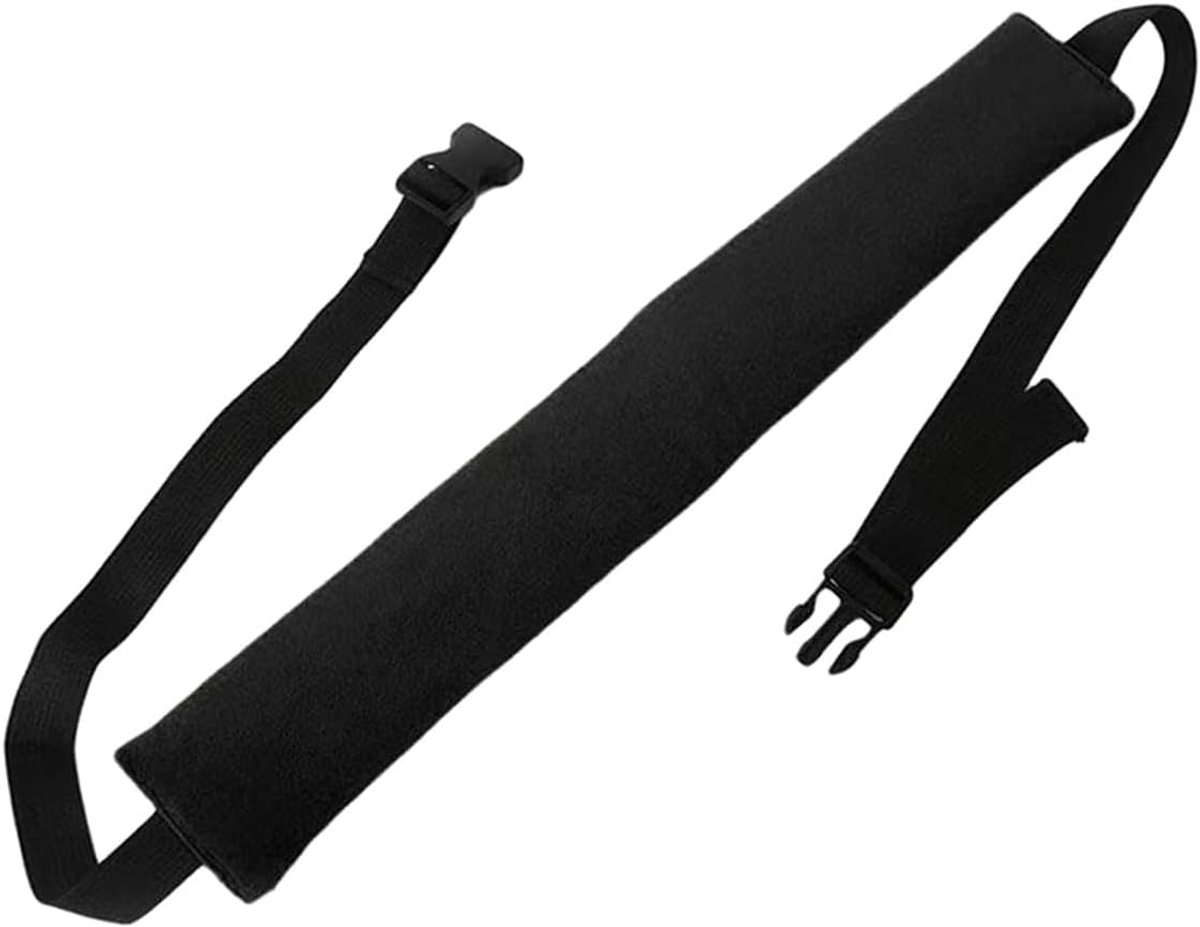 SnelShoppen - Kinderstoel Winkelwagenbeschermer Baby Trapp Accessoire - Eetkamer Riem Draagbare Kinderzitje Veiligheidsriem Drager, Zwart - Perfect vo