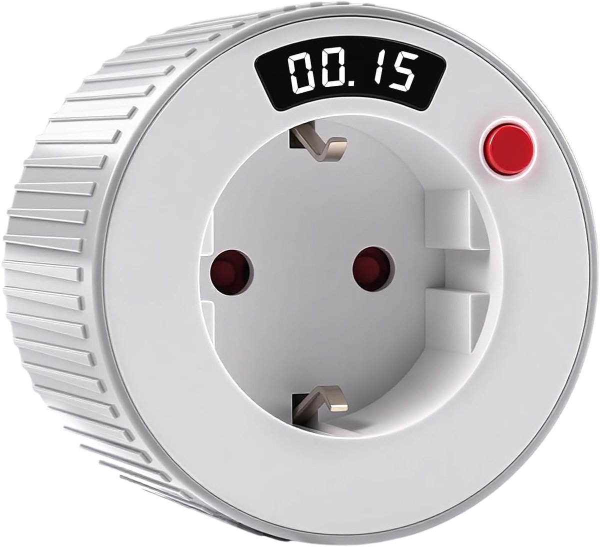 SnelShoppen - Mechanische Tijdschakelaar Stopcontact Digitale Countdown Timer AC230V 16A 3680W LED-display voor Thuisgebruik, Tuin, Keuken en Camping