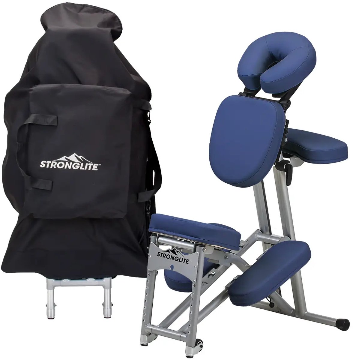 Stronglite ErgoPro 2 | Draagbare Massagestoel | Blauw