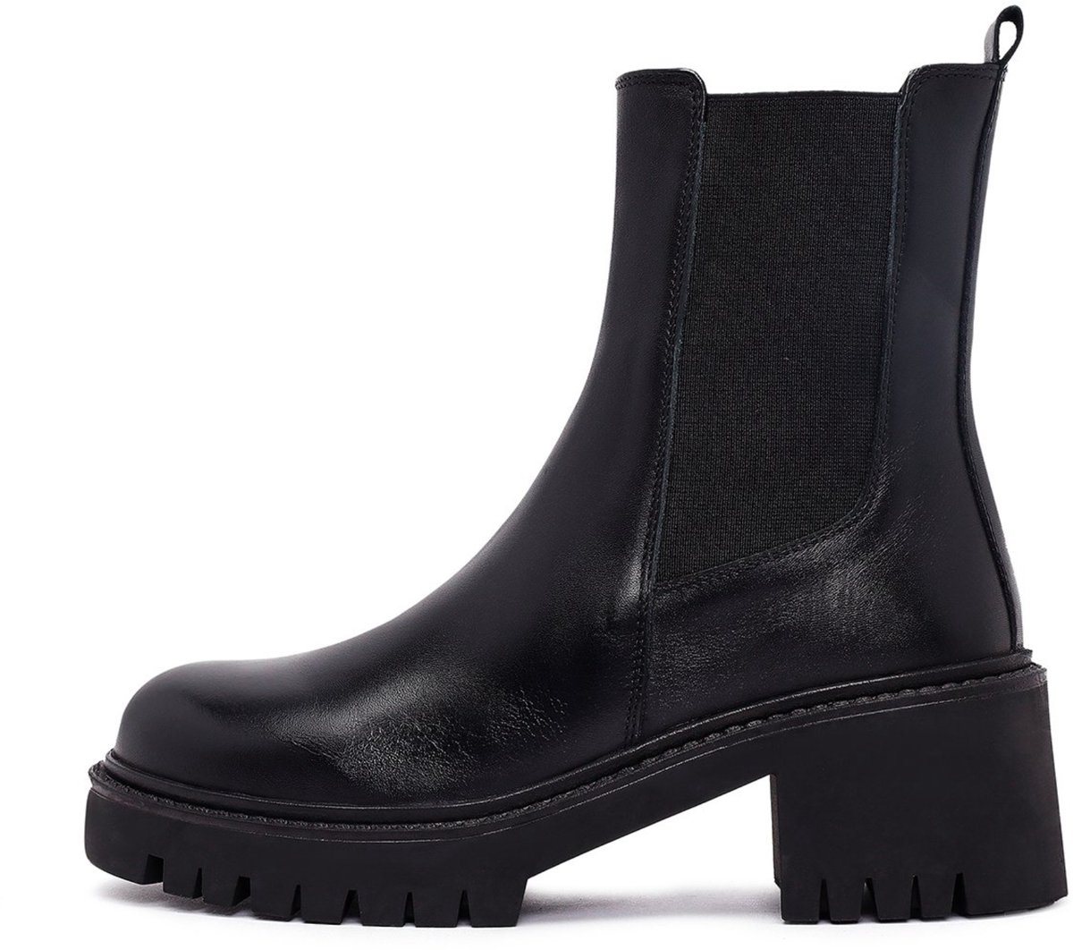 DERIMOD Heeled Chelsea Boots Leather Chelsea Boots