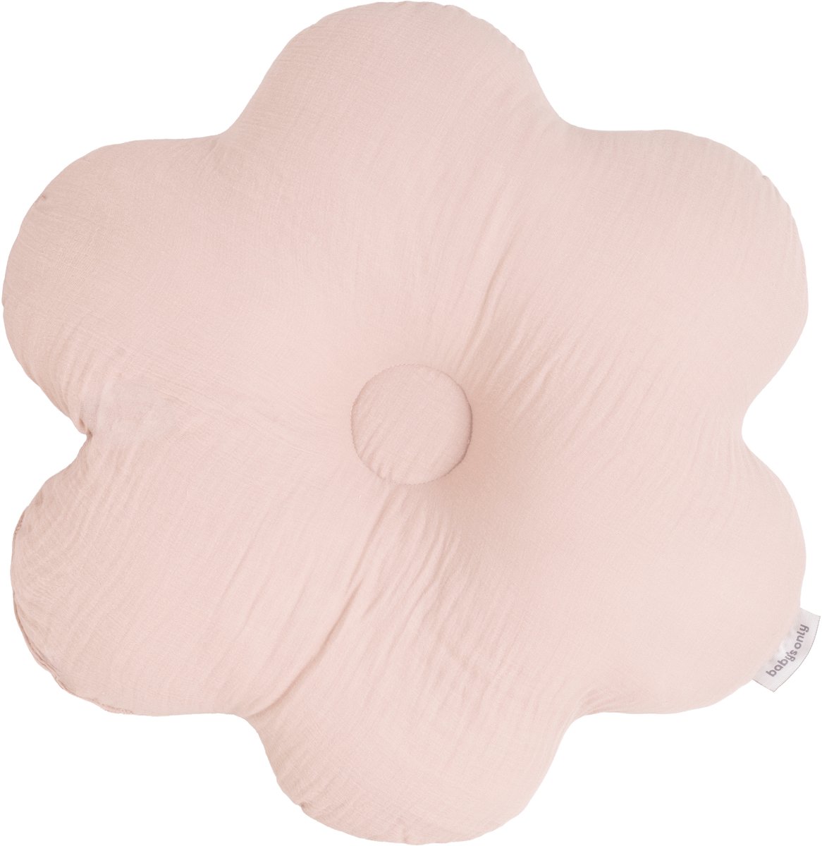 Baby's Only Sierkussen babykamer bloem Calm - Oud Roze - 45x40 cm - Inclusief kussenvulling