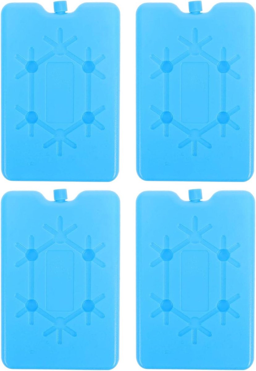 Koelelementen - Diepvrieselementen - Voedsel Koel Houden - Herbruikbaar en Lekvrij - 200 ml - Blauw