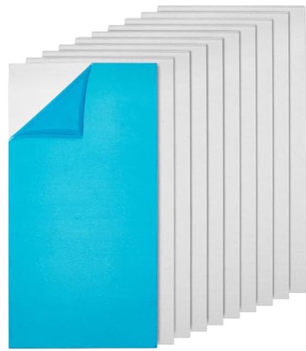 Aluminium Platen 20 x 10 cm - 10 Stuks, 0,8 mm Dikte, Corrosiebestendig