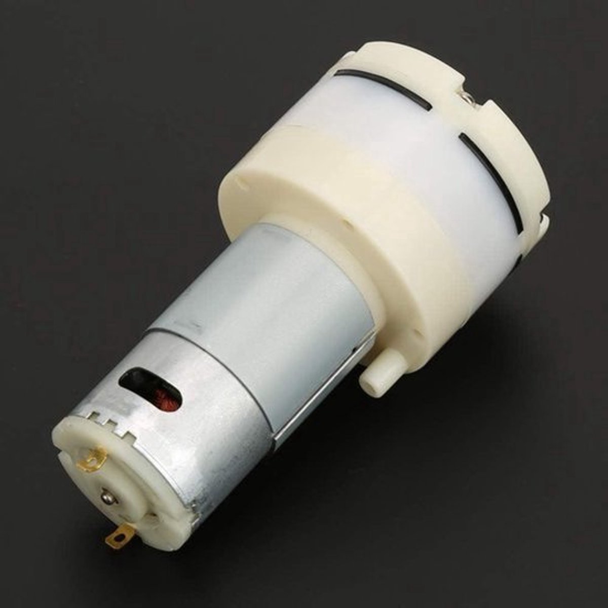 12L/Min Industriële Membrane Vacuümpomp DC12V Hoge Druk Diafragma Luchtpomp Geluidsloos - 1Pc