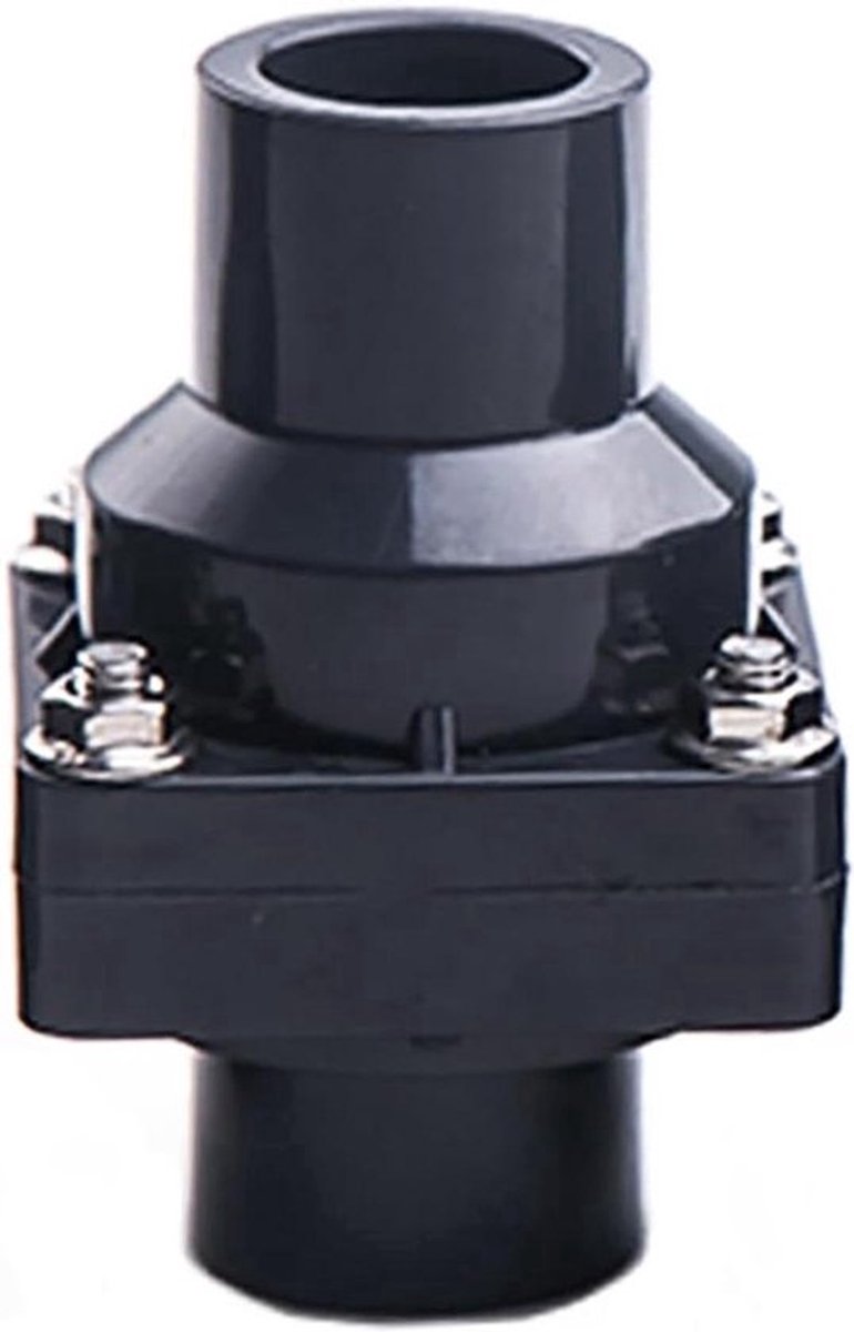 Terugslagklep PVC dubbele unie oplosmiddel las pijpfittingen voor metrische druk pijp (DN25 Φ32mm)