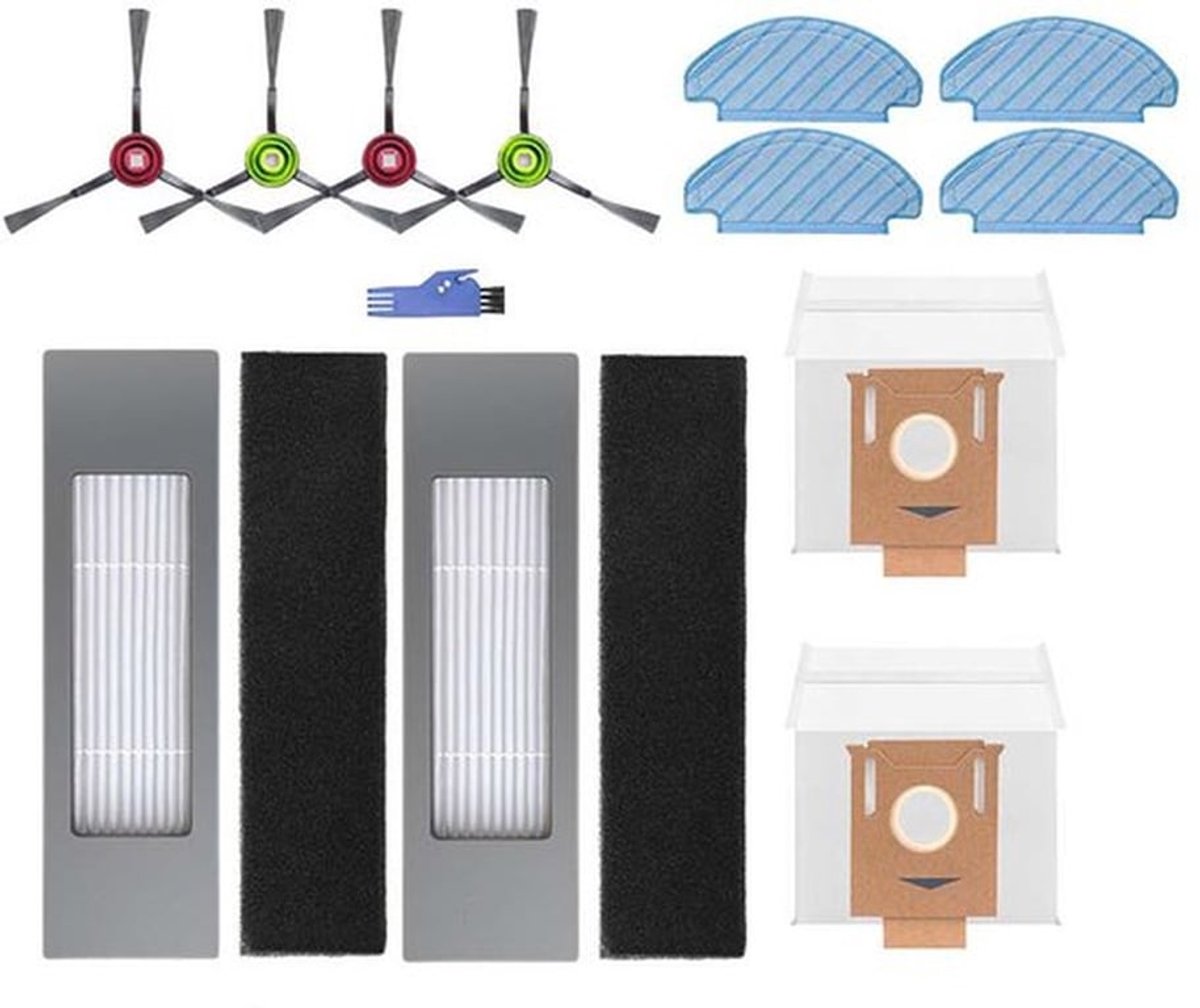 Onderdelen - geschikt voor Ecovacs Deebot Ozmo T5 - T8 - T9 - N8 - t8 aivi - t8 max - n8pro - Vervangingsset - Wasbare Natte Dweilpads - Complete set vervangingsonderdelen - 13-delig
