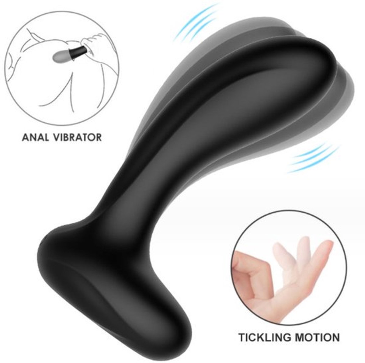 Mannen-Vrouwen-Vibrerende-Dildo-Anaal-Butt-Plug-Prostaat-Massage-Vibrator-Speelgoed