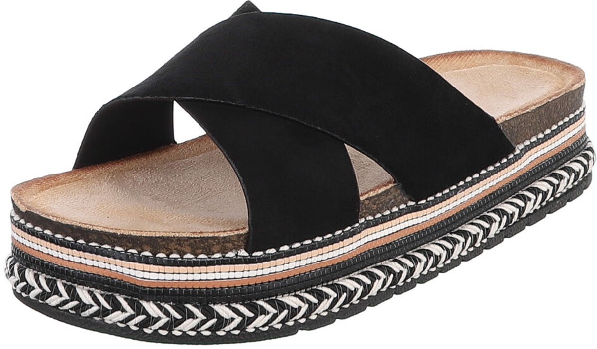 Slipper - Plateauzool - Dames Mt:37