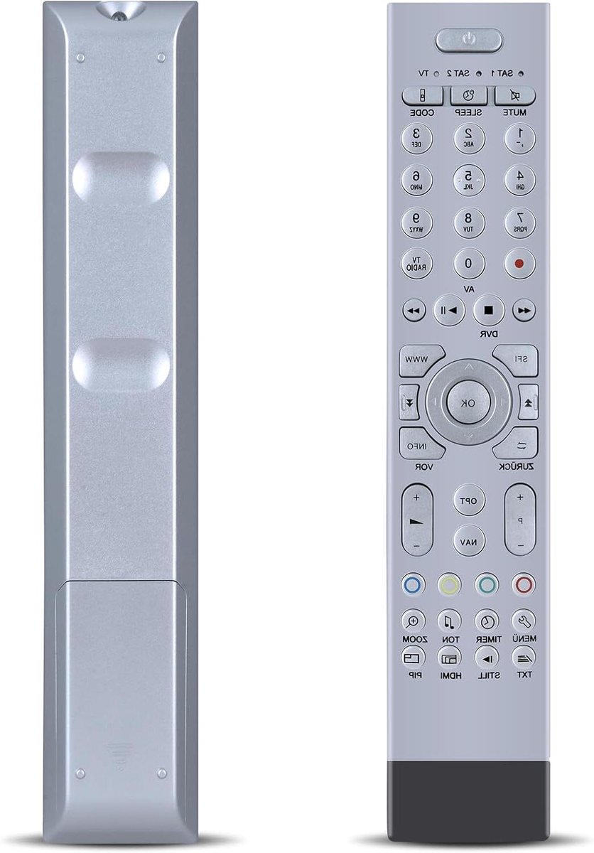 Afstandsbediening - Universeel Bediening - Ontvanger Bediening - Directe Werking - 6 Meter Bereik - Zilver