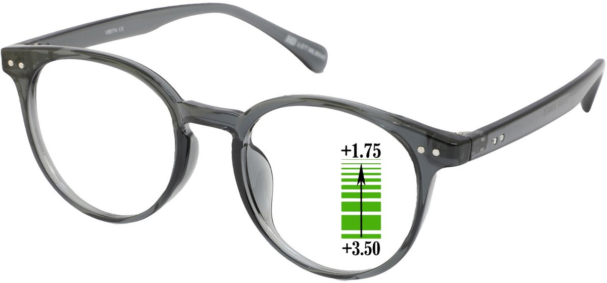 Leesbril Vista Bonita Panto Multifocaal-Midnight Blue-+3.50