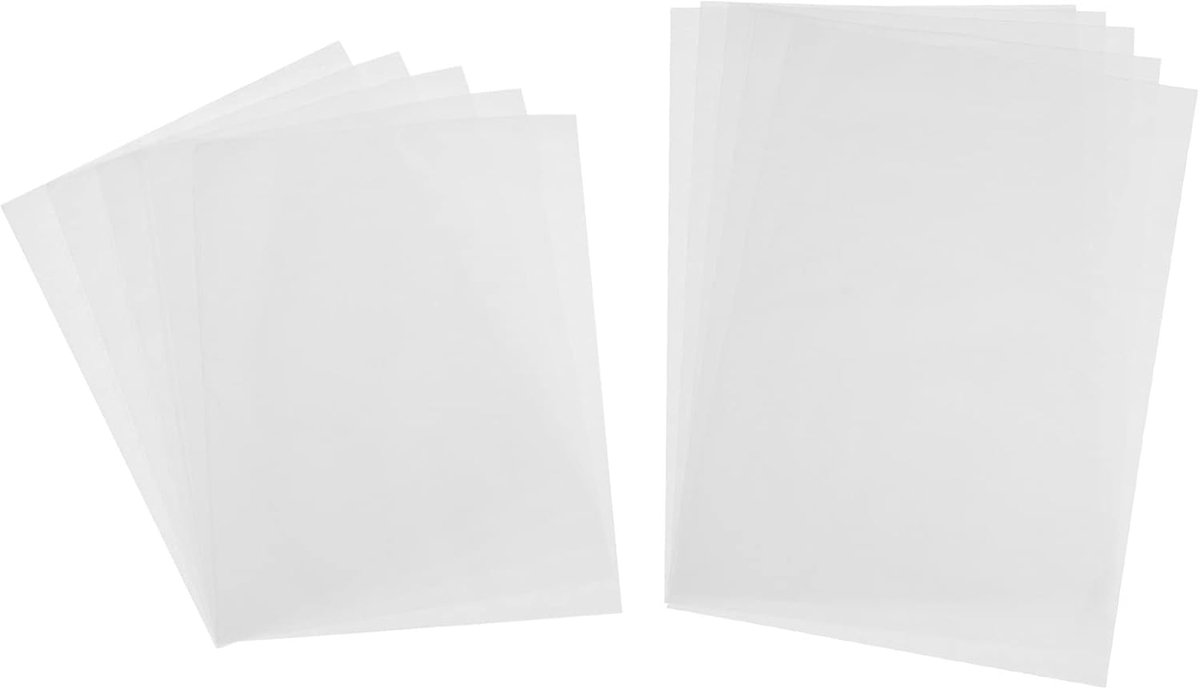 SnelShoppen - Bloempers Papier Set - 60 Vel Vloeipapier Navulling - Absorberend Herbruikbaar Vloeipapier voor Kunst en Handwerk - Ideaal voor Plakboek