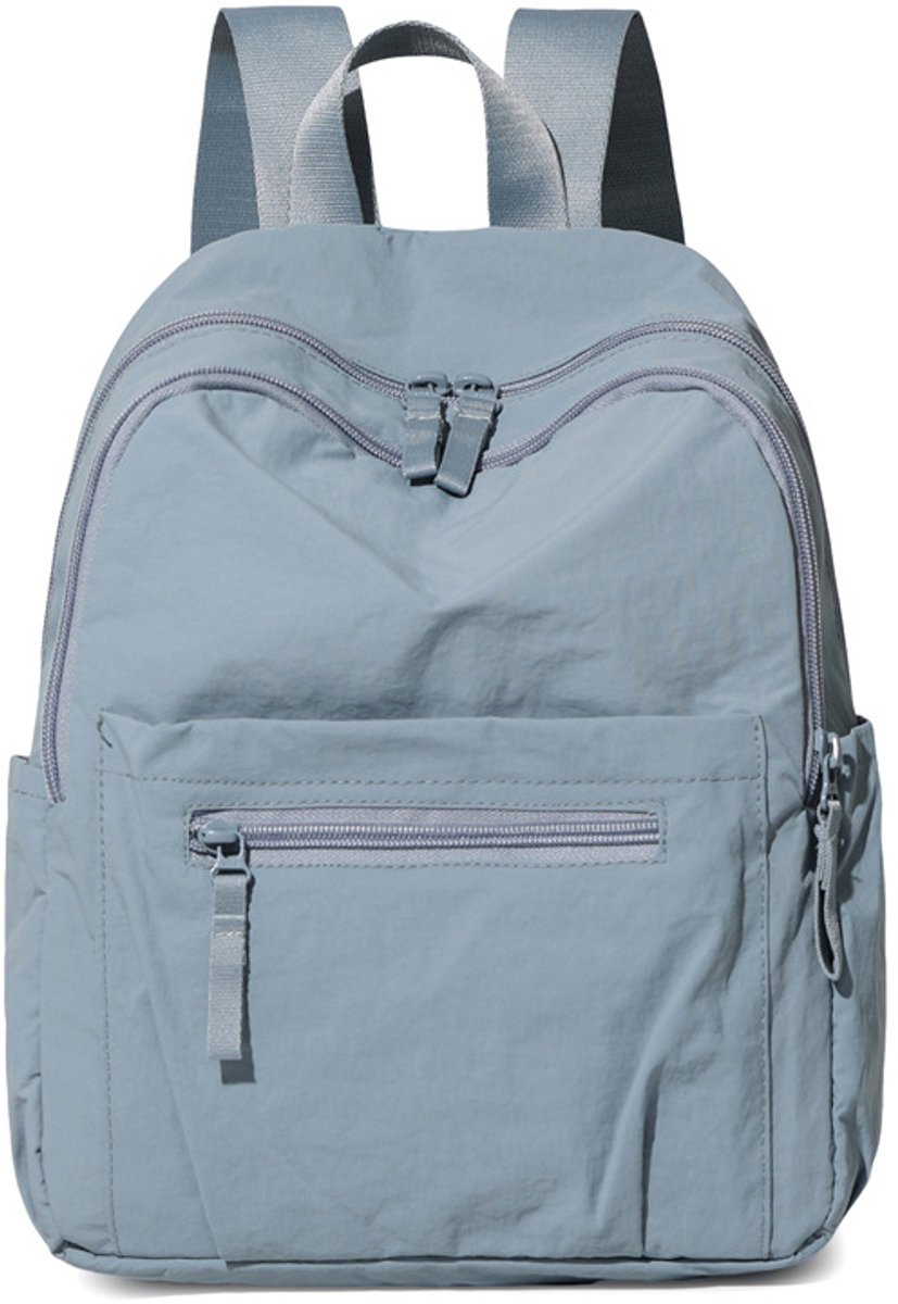 Minimalistische Rugzak - Waterafstotende Dagrugzak voor School en Kantoor - Lichtgewicht Backpack met Grote Opening - Duurzame Tas met Meerdere Vakken