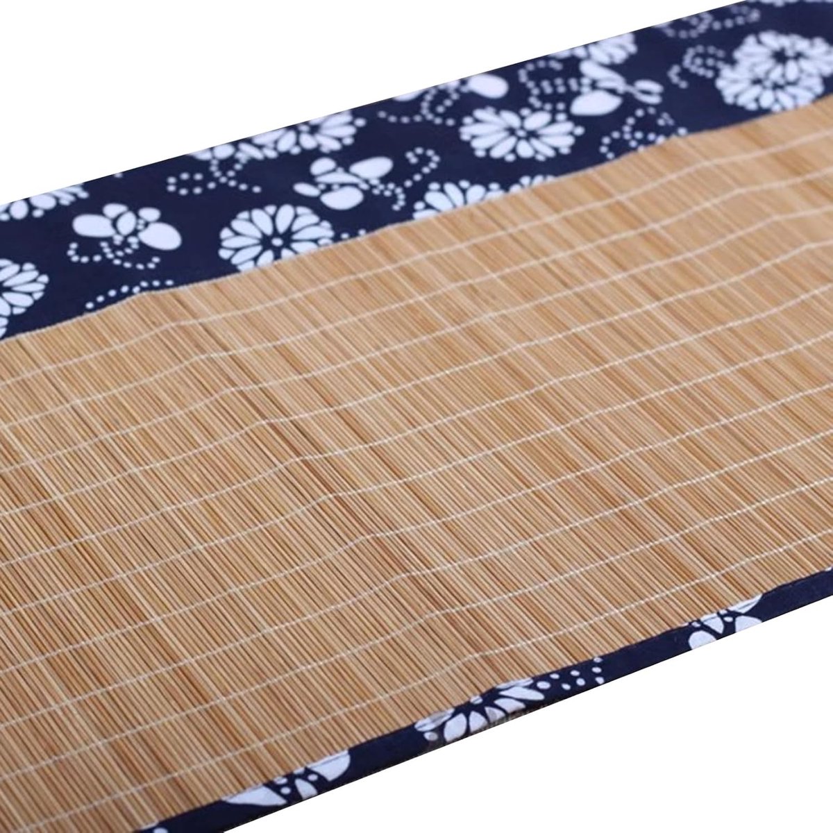 Bamboe Stokken Tafelmat - Eettafel Decoratie - Thee Zetten - Wasbaar Ontwerp - 30x180cm - Natuurlijk