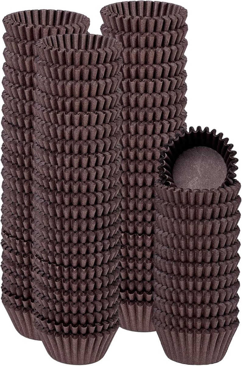 500 Mini Muffin Cups - Food Grade Baking Moulds voor Heerlijke Muffins