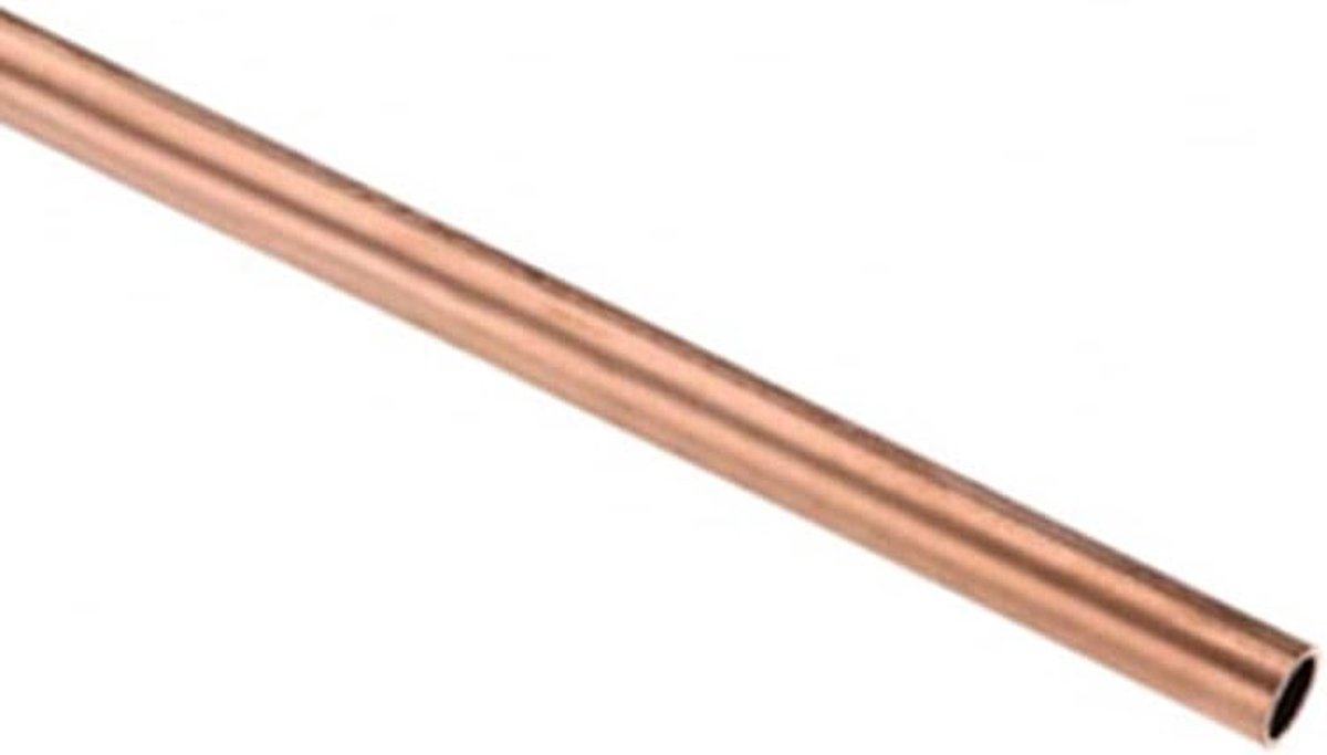 Ronde Koperbuis 6.5mm OD, 1mm Wanddikte, 300mm naadloze rechte buis voor diverse toepassingen